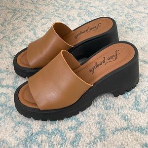 free people platform mule slides